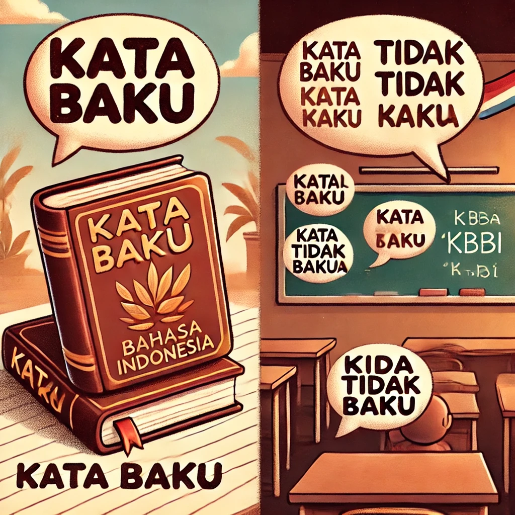 Perbedaan Kata Baku dan Tidak Baku dalam Bahasa Indonesia
